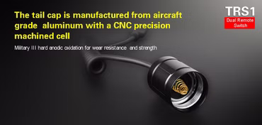 Klarus TRS1 Kabelschalter Fernschalter für XT11S XT11GT (Spiral Kabel)