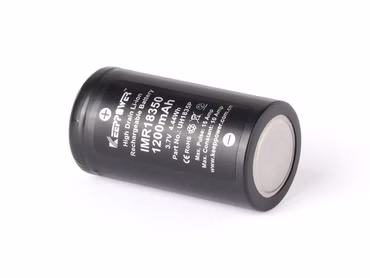 Keeppower IMR Akku -Typ 18350 1200 mAh - neueste Generation