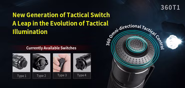 Klarus Endkappe 360T1 passen XT11S, XT11GT, XT2CR, XT12S, XT12GT, XT11X ... 360X1 und 360X3