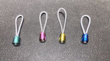 Super Illu Paracord mit Samurai Helmet Titanium For Knife Zipper Backpack
