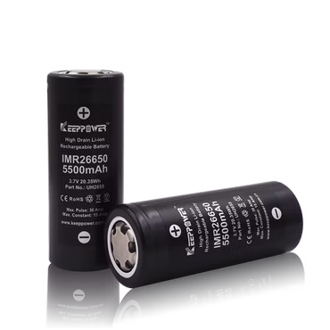 Keeppower IMR26650 - 5500mAh, 15A, 3,6V - 3,7V Li-Ion-Akku