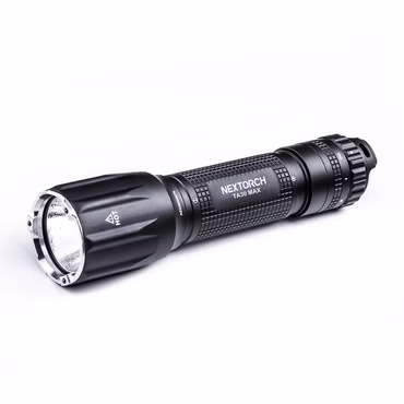 Nextorch TA30 MAX Tactical LED Taschenlampe, 2100 Lumen, Kopf mit Nano- Keramik Glasbrecher