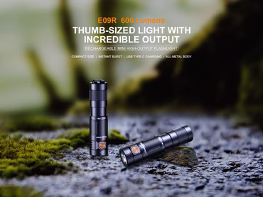 Fenix E09R 600Lumen LED EDC Outdoor Taschenlampe aufladbar