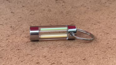Betamaster Dual Glow IG-2 durchsichtig farblos als Schlüsselanhänger für 2 Tritium Stäbe 3,5x 25mm