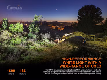 Fenix HM70R 1600 Lumen aufladbare 21700 Akku Stirnlampe