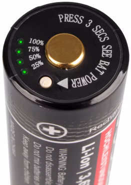 Kraftmax 18650 Pro Li-Ion Akku - 3400 mAh - USB-C aufladbar