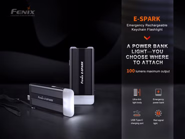 Fenix E-Spark Taschenlampe + Powerbank