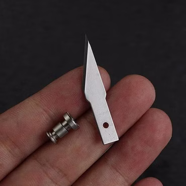 MecArmy BD2 5 Ersatzklingen und Schraube für EK12 Micro Messer