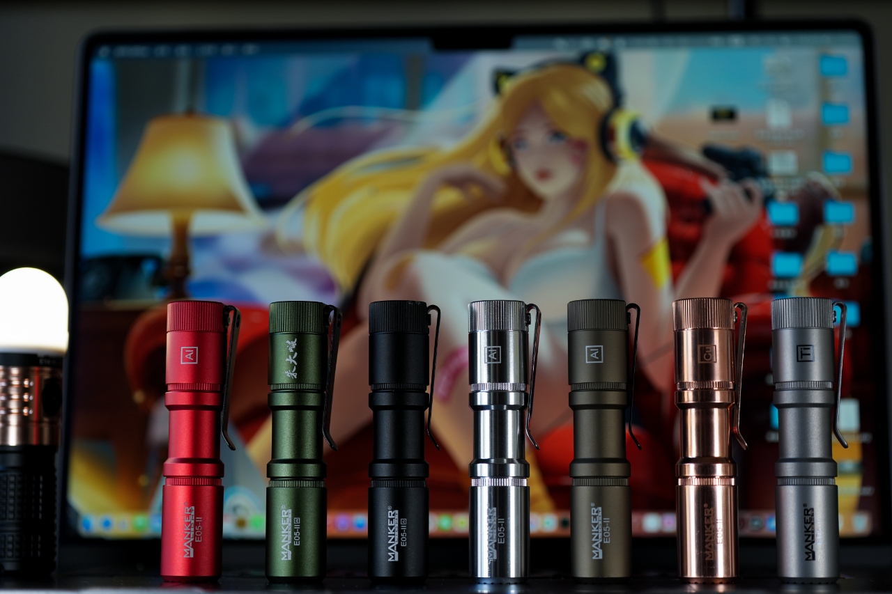 Manker E05 II Red Copper EDC Flashlight - 800 Lumens, High CRI 4000K, IPX8 Waterproof, 14500/AA Battery - View #6