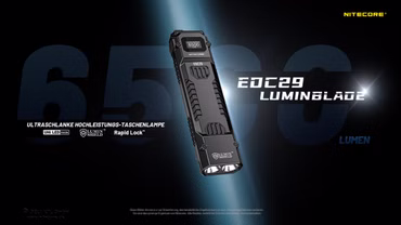 NiteCore EDC29 Luminblade taktische Taschenlampe mit 6500 Lumen für den Polizeieinsatz