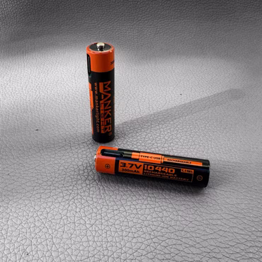 Manker AkkuTyp 10440 300 mAh mit USB-C Ladeanschluss wie Micro AAA Batterie