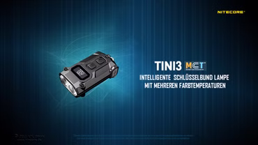 Nitecore TINI 3 - Multi Color Temperature LED 600 Lumen, Farbe: orange