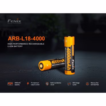 Fenix ARB-L21-6000 mAh 21700 LiIon Akku geschützt