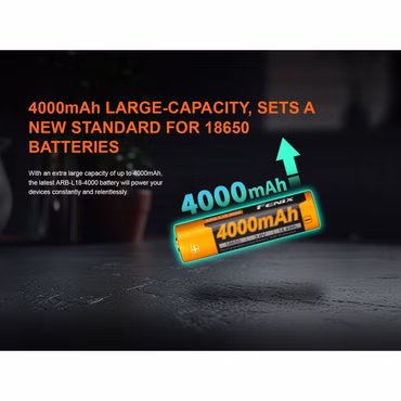 Fenix ARB-L21-6000B mAh 21700 LiIon Akku geschützt mit USBC- Ladeanschluss