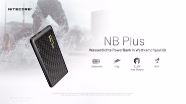 Nitecore Powerbank NB Plus 10000 mAh - federleicht