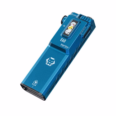RovyVon Aurora E60 1500 Lumen EDC LED Taschenlampe sowie UV und green Laser (intern. Version), Farbe: blau