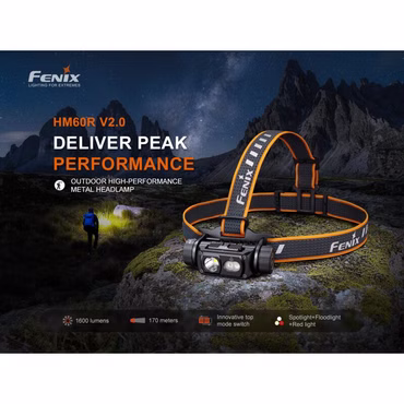 Fenix HM60R V2.0 LED-Stirnlampe – Intelligente Leistung für jede Situation