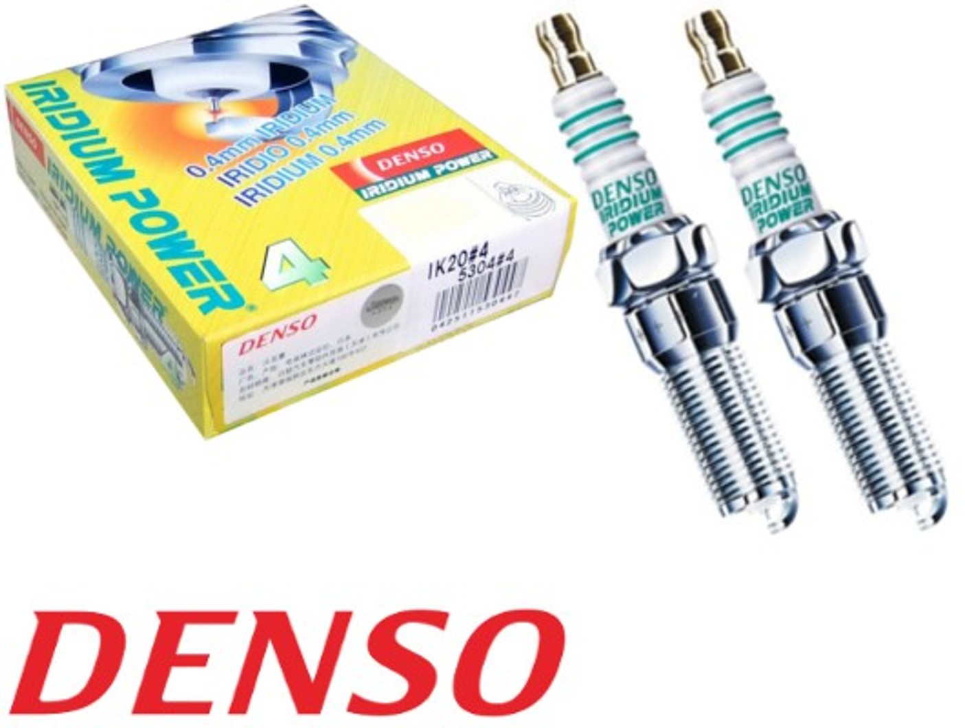 DENSO I04 Iridium Power IK20 5304 Zündkerzen, 2 Stück | Zuendkerzen-Express