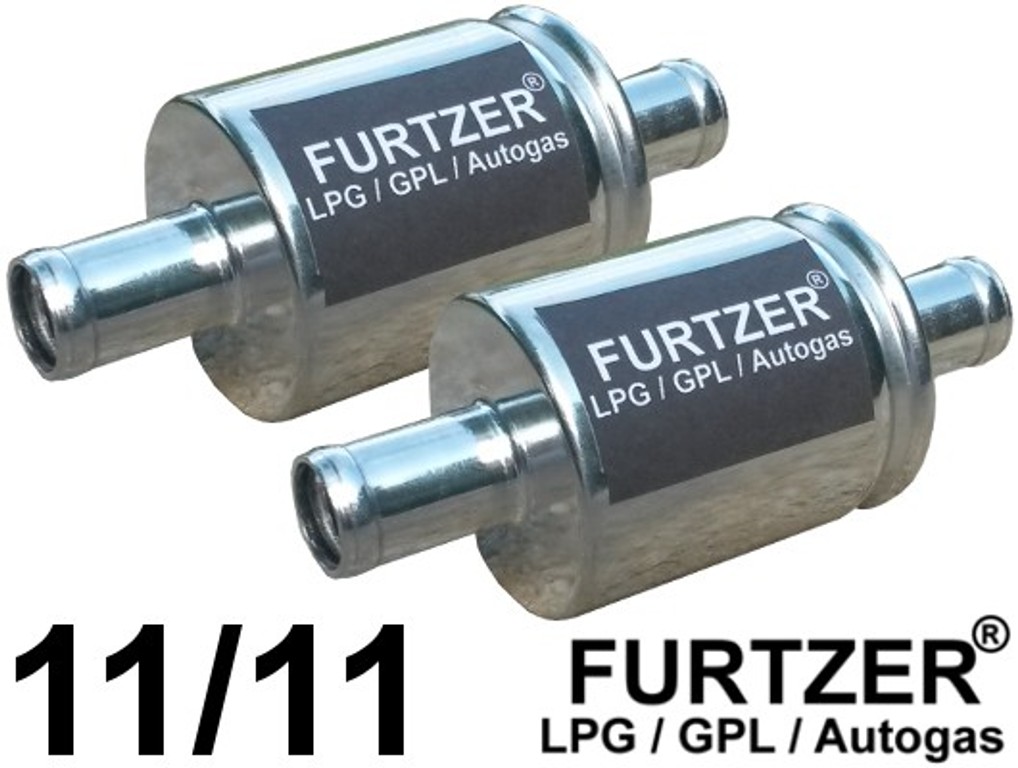 Premiumprodukt Furtzer/® LPG GPL Autogas Tankadapter M10 DISH kurz mit Stahlanschluss im Stoffbeutel