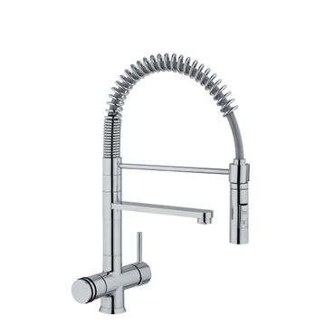 Designer Spiralfeder-3-Wege-Wasserhahn LUXURY PURE, Chrom - Photo preview 1