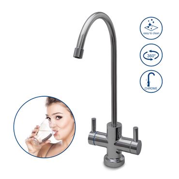 Zwei-Wege-Wasserhahn TWISTER 2.0, Chrom