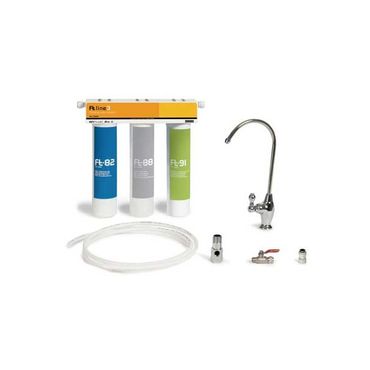 AORA FT-LINE 3. Aktivkohle-Wasserfilter-System mit UF-Filtration inkl. Einweg-Wasserhahn OSLO Chrom - Photo preview 0