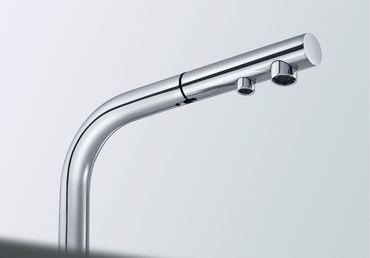 3-Wege-Armatur BLANCO Chrom mit/ohne ausziehbarer Handbrause, Made in Germany  - Photo preview 6