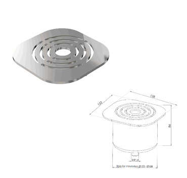Abtropfschale Pro-Stream G7 mit Abwasseranschluss - Photo preview 2