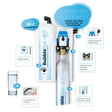 Untertisch-Trinkwassersprudler BubbleBox inkl. 3-Wege-Armatur MORA - Photo preview 1