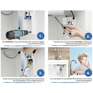 Untertisch-Trinkwassersprudler BubbleBox inkl. 3-Wege-Armatur MORA - Photo preview 3