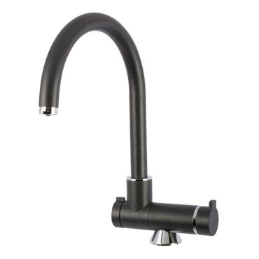Designer Drei-Wege-Wasserhahn-Fensterarmatur ACROBAT, Onyx - Photo preview 0
