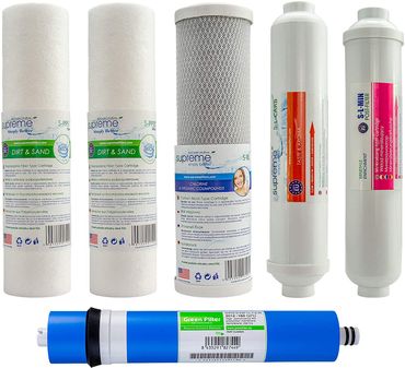 Ersatzfilterset geeignet für Pura Natura RO6 inkl. Membrane - Photo preview 0