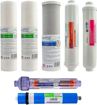 Set Ersatzfilter + Membrane für Supreme - RO7 Umkehrosmoseanlage Wasserfilter - Photo preview 0