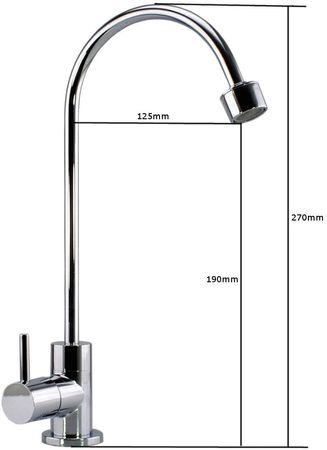 Auslaufhahn AROSA, Geeignet für Wasserwirbler - Photo preview 1