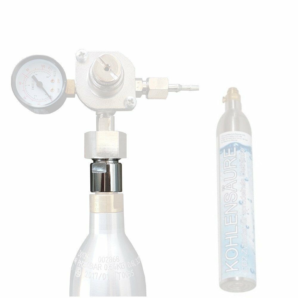 Dichtung für CO2 Adapter geeignet für Sodastream Flaschen Zylinder Druckminderer - Photo 4