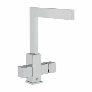Designer 3-Wege-Wasserhahn IXUS, Chrom (Mischer ohne Hebel) - Photo preview 0