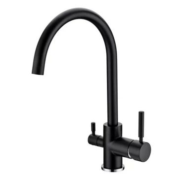 3-Wege-Wasserhahn RAINBOW schwarz geeignet für AMWAY eSpring Wasserfilter - Photo preview 0