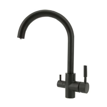 3-Wege-Wasserhahn RAINBOW schwarz geeignet für AMWAY eSpring Wasserfilter