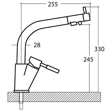 3-Wege-Wasserhahn OREGON geeignet für Amway eSpring Wasserfilter Chrom - Photo preview 1