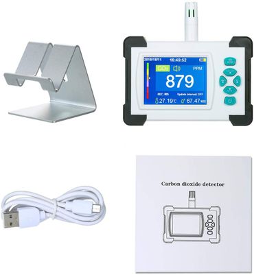 Kohlendioxid-Detektor mit Akku Tragbarer CO2-Meter-Tester-Melder - Photo preview 3