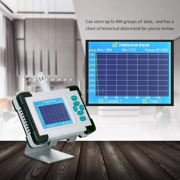 Kohlendioxid-Detektor mit Akku Tragbarer CO2-Meter-Tester-Melder - Photo preview 8