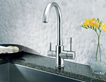 3-Wege-Armatur PALMIRA INOX für AMWAY eSpring Wasserfilter geeignet - Photo preview 0