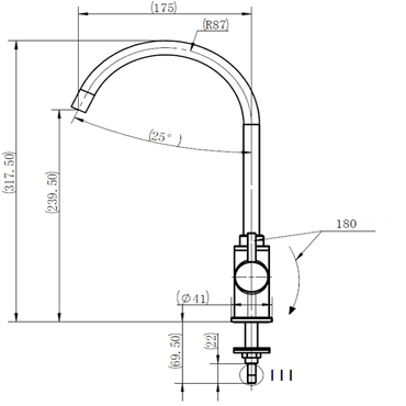 Wassersprudler Sprudel-Lok Inkl. Ein-Weg-Zusatzarmatur SANDRA INOX - Photo preview 1