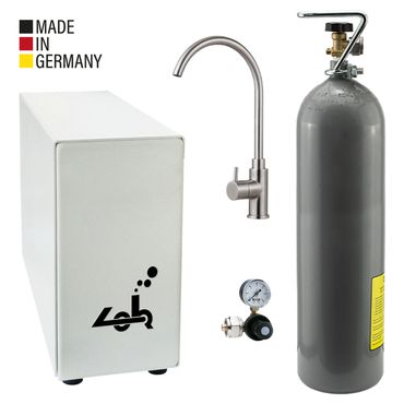 Wassersprudler Sprudel-Lok Inkl. Ein-Weg-Zusatzarmatur SANDRA INOX - Photo preview 3
