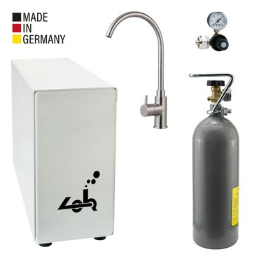 Wassersprudler Sprudel-Lok Inkl. Ein-Weg-Zusatzarmatur SANDRA INOX - Photo preview 3