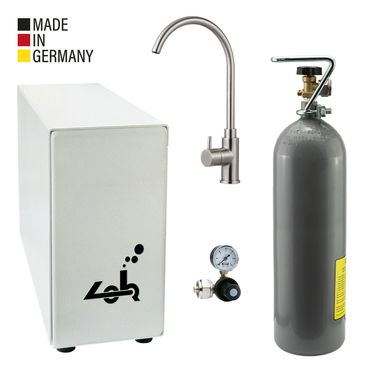 Wassersprudler Sprudel-Lok Inkl. Ein-Weg-Zusatzarmatur SANDRA INOX - Photo preview 3