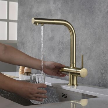 Bluewater Drei-Wege-Wasserhahn APALA mit ausziehbarer Brause - Photo preview 3