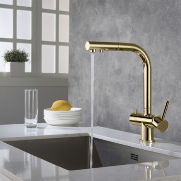 Bluewater Drei-Wege-Wasserhahn APALA mit ausziehbarer Brause - Photo preview 2
