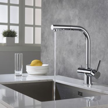 Bluewater Drei-Wege-Wasserhahn APALA mit ausziehbarer Brause - Photo preview 2