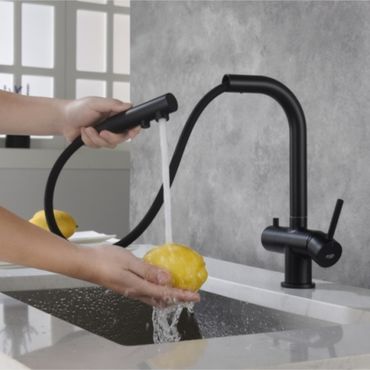 Bluewater Drei-Wege-Wasserhahn APALA mit ausziehbarer Brause - Photo preview 3